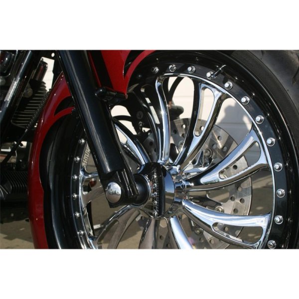 画像2: Klock Werks Flush-Mount front Axles - 08-19 Touring, Dyna, FXST (25mm) (2)