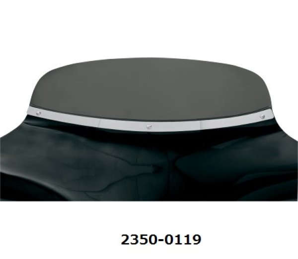 画像2: メンフィスシェード バットウイング フェアリング専用シールドトリム ポリッシュシリーズ (2)