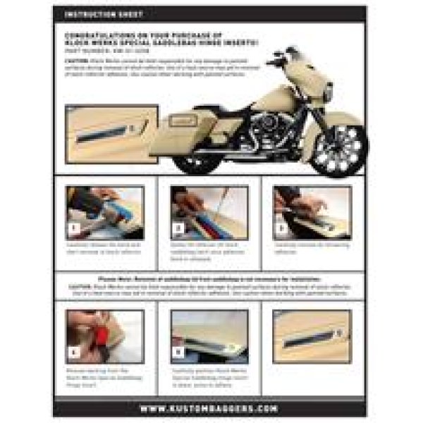 画像4: クロックワークス サドバックヒンジインナーキット クローム 2014年以降用 (4)