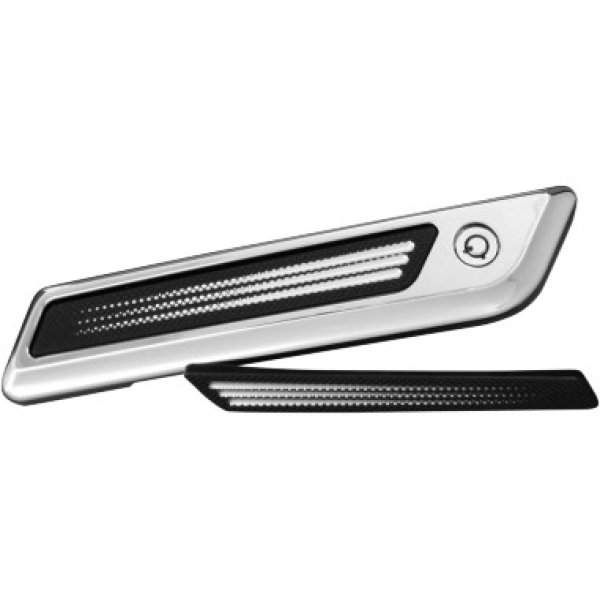 画像2: アクトロニックス サドバックヒンジインナーキット ローレット  ブラック/クローム　2014年以降用 (2)