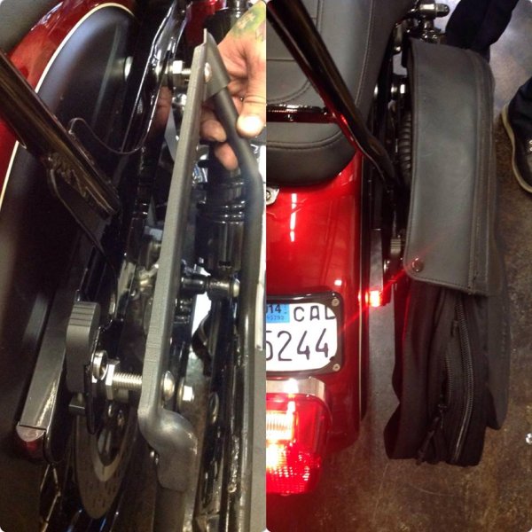 画像2: フェンダーストラッドマウント LEDウインカー 2006年以降のダイナ用 (2)