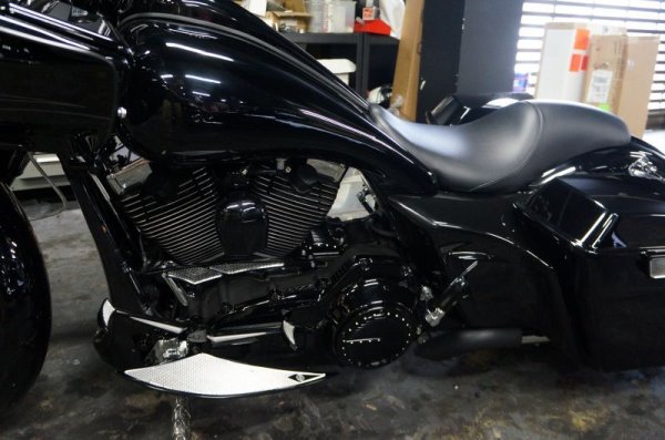 画像2: Bagger Nation レザーバックストレッチタンク専用 シルエット シート  (2)