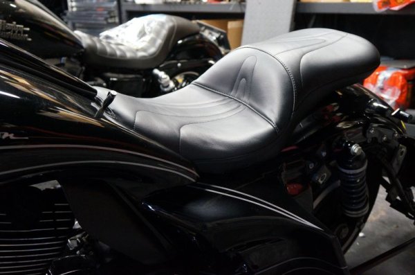 画像3: Bagger Nation レザーバックストレッチタンク専用 ソレント シート  (3)