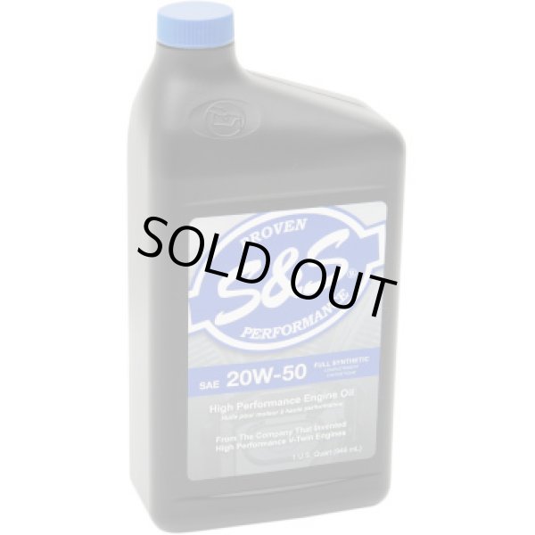 画像1:  S&S 20W-50 ハイパフォーマンス 化学合成エンジンオイル (1)