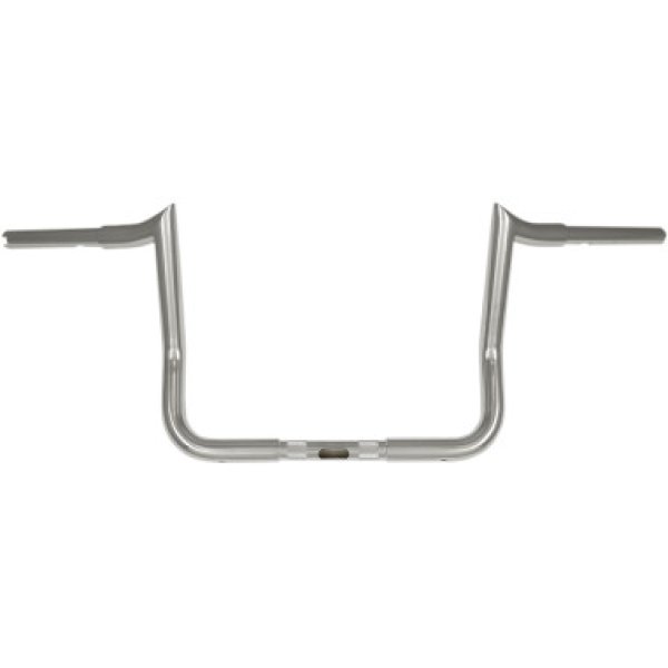 画像3: モンキーバガーバー 10インチ クローム/ブラック 97年以降のバットウイングツーリングモデル用 (3)