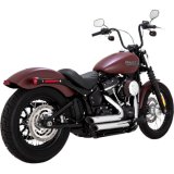 VANCE & HINES M8ソフテイルショートショットスタッガードマフラー ショートショットスタッガード フルエキゾーストマフラー