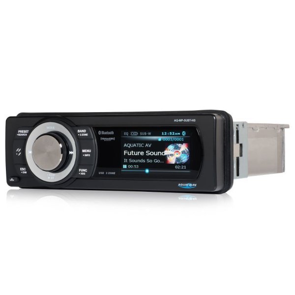 画像2: SiriusXM AQUATIC AV ブルートゥース ステレオデッキ 98-13ツーリングモデル用 (2)