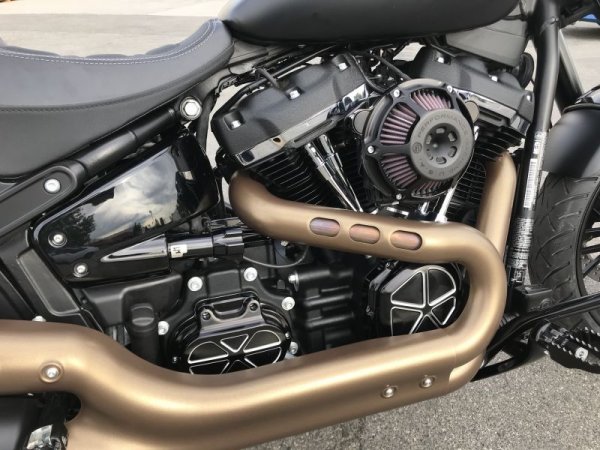 画像2: プログレッシブ 465 SHOCK RAP付き 2018年以降M8ソフテイル用 (2)