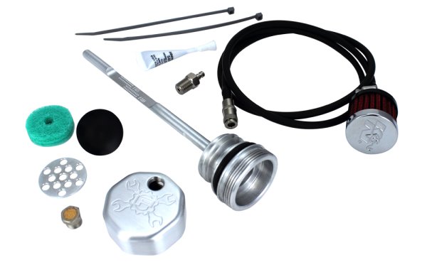 画像2: FEULING ブローバイベント付きオイルディップスティック M8ツーリング用 (2)