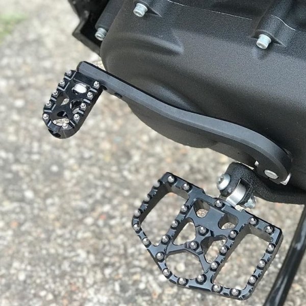 画像6: V4 MXスタイルミニボードペグ レッド/ゴールド/JET FUEL/クローム (6)