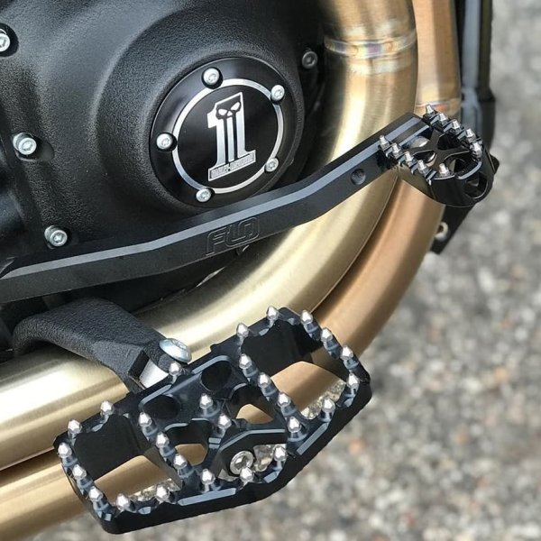 画像7: V4 MXスタイルミニボードペグ レッド/ゴールド/JET FUEL/クローム (7)