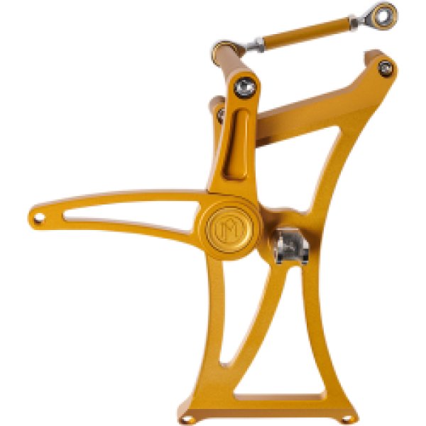 画像6: Performance Machine M8ツーリングモデル用 ミッドコントロールキット ブラック/ゴールド (6)