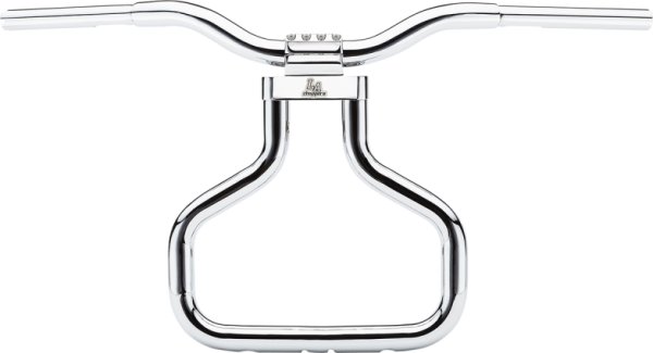 画像2: LAチョッパー 1.25インチ径 ケージファイター Tバー ロードグライド用 クローム (2)