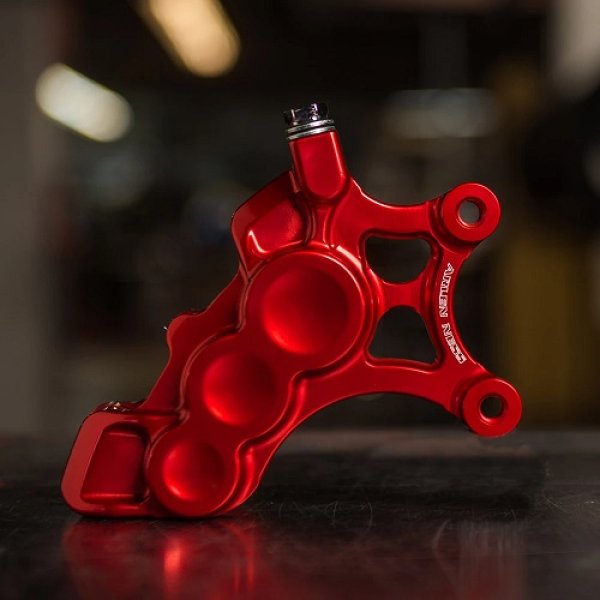 画像4: Ness 6ポッドキャリパー 14インチブレーキローター用 レッド (4)