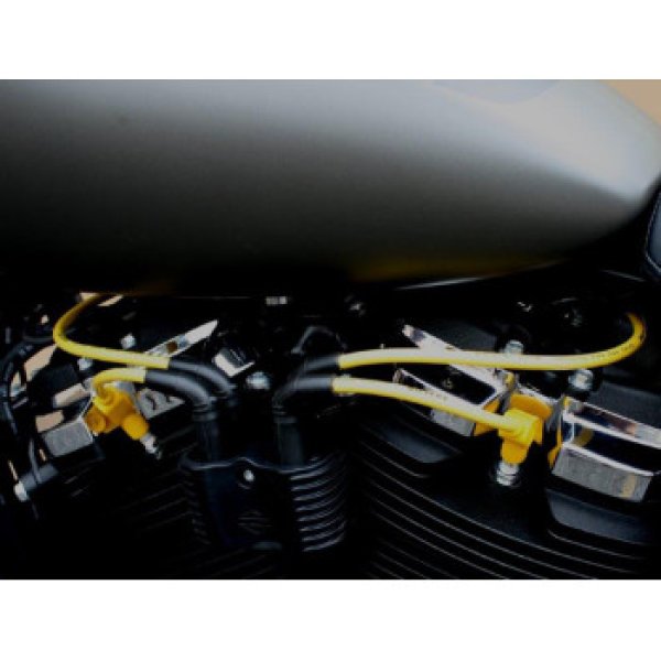 画像4: TAYLOR 8mmカスタムプラグコード 2018年以降ソフテイル用(全3色) (4)