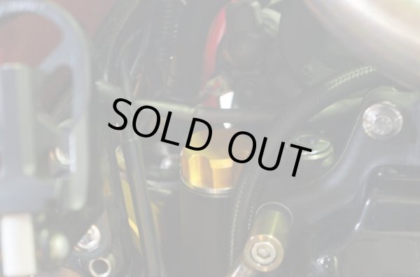 画像4: SBDバルブ 内圧調整機能付きオイルキャップ M8ツーリング用 ゴールド (4)