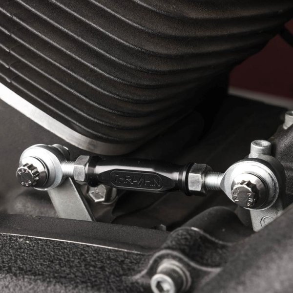 画像2: Thrashin Supply シフトリンケージ ダイナ/ソフテイル ブラック (2)