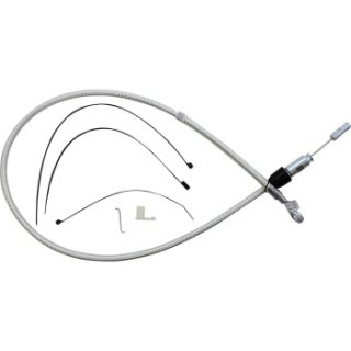 0652-1111 マグナム MAGNUM クラッチケーブル 64.69インチ クローム 15年以降 FLSTB、FLSTF、FLSTN、FLS 37200117 HD店 クラッチケーブル・ブレーキライン（21-up FLHR） | ハーレー