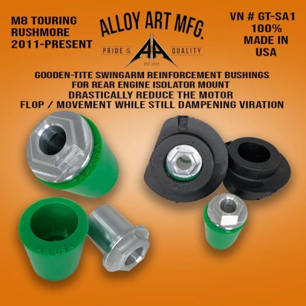 画像2: Gooden-Tite 強化スイングアームブッシング 2008年以前ツーリングモデル/FXR用 (2)