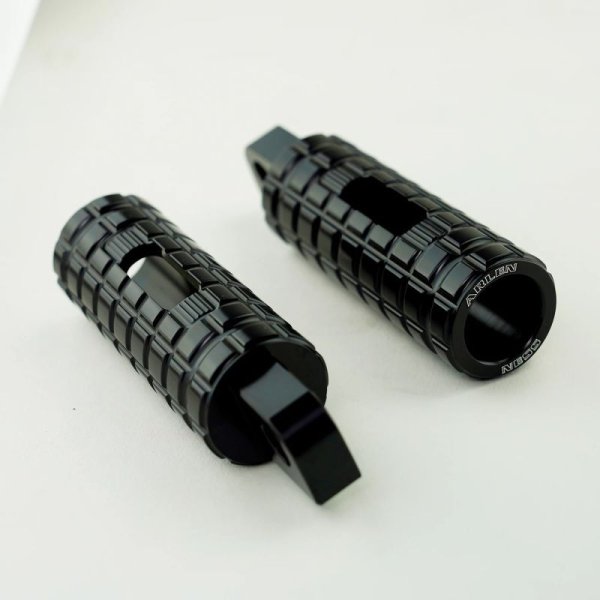 画像2: NESS SPEED LINER  フットペグ ブラック (2)