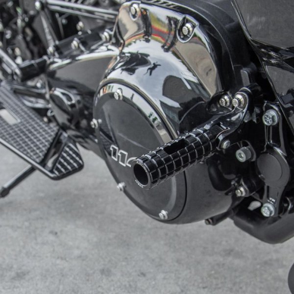 画像3: NESS SPEED LINER  フットペグ ブラック (3)