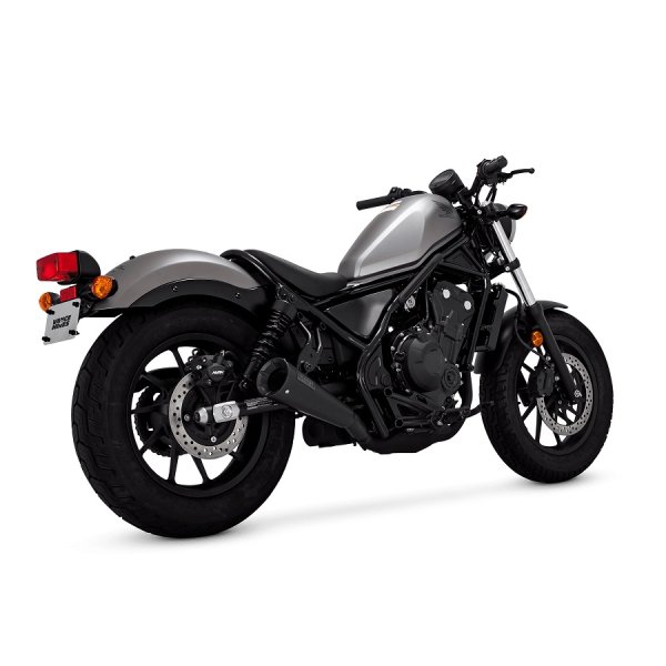 画像1: VANCE&HINES レブル250/500 UPSWEEP スリップオン マットブラック  (1)