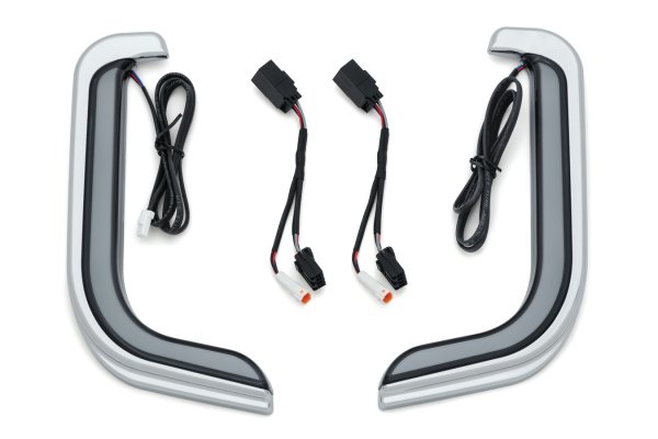 画像4: クリアキン Tracer LED アクセントライト ロワフェアリング用 06-2013年ツーリングモデル用 (4)