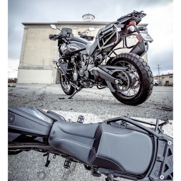 画像4: アドベンチャーツアーシート カーボンファイバー パンアメリカ用 (4)