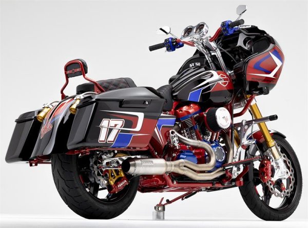 画像3: Mid-Length 2-1 スーパーバイクフルエキゾースト M8パフォーマンスバガー (3)