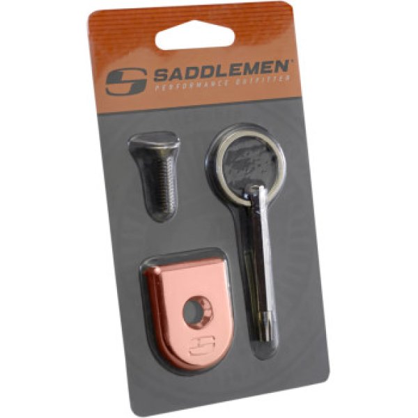 画像5: Saddlemen セキュリティーシートスクリュー クローム/ブラック/ゴールド インディアン (5)