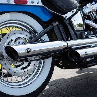 COBRA 3インチ スリップオンマフラー2014年以降のXL用 クローム