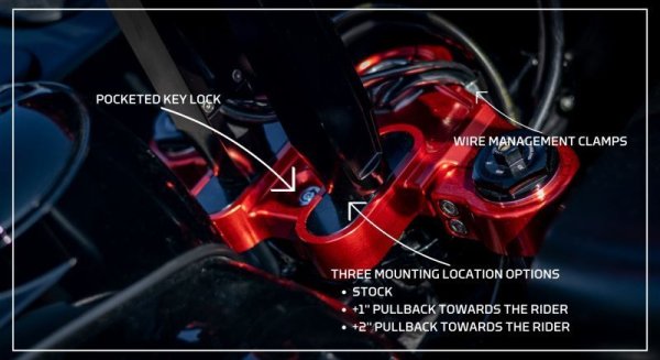 画像2: OG ビレットトップツリー 2014年以降ツーリング用 (2)