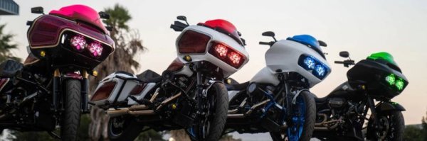 画像2: ロードグライド用 Baja Designs LP6コンプリートキット クリア/クリア(レッドカラーバックライト仕様) (2)