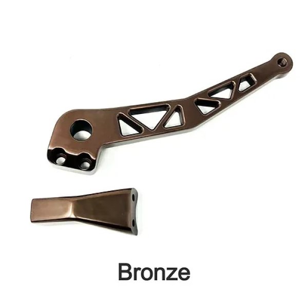 画像3: デストロイヤーブレーキレバーM8 ソフテイル ミッドコントロール用 (3)