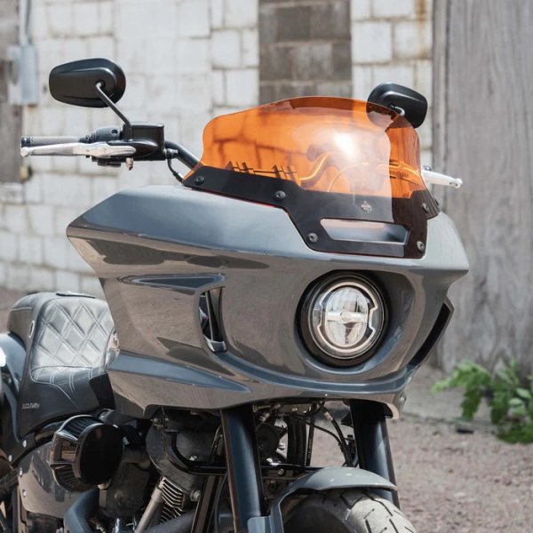 画像3: FLARE WINDSHIELD 6インチ ローライダーST用 赤/オレンジ/黄/緑/青/紫/ブロンズ (3)