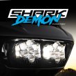 画像1: SHARK DEMON パフォーマンスLEDヘッドライトキット 2015年以降のロードグライド用 (1)