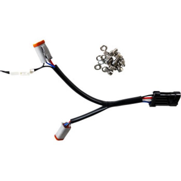 画像4: SHARK DEMON パフォーマンスLEDヘッドライトキット 2015年以降のロードグライド用 イエロー/ホワイト (4)