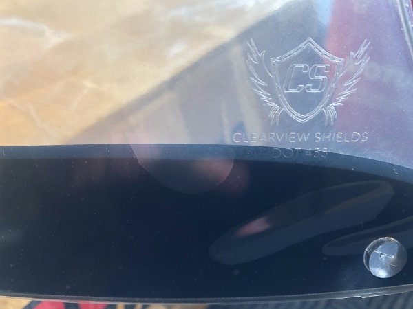 画像4: FXRP 1984年以降 & FXRT 1983-85 年用シールド ダークグレー (4)