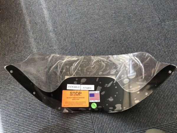 画像3: FXRP 1984年以降 & FXRT 1983-85 年用シールド ダークグレー (3)