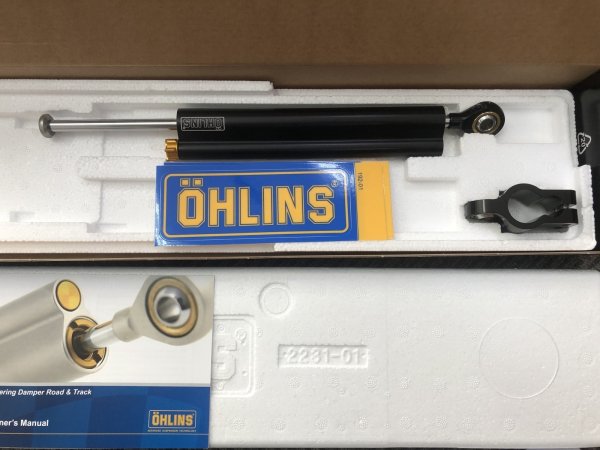 画像4: 2015年以降ロードグライド用 オーリンズステアリングダンパーキット (4)