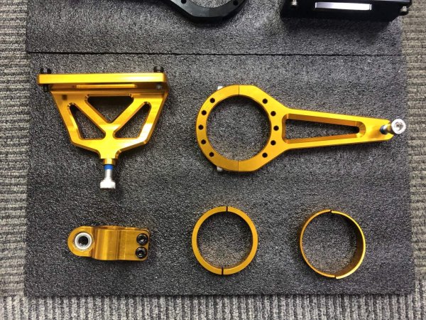 画像2: 2015年以降ロードグライド用 オーリンズステアリングダンパーキット (2)