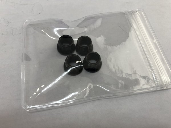 画像3: ARP Black Oxide ナット 5/16-24  4個セット エキゾーストフランジナット互換サイズ (3)