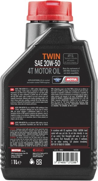 画像2: MOTUL RSD TWIN 20W50 エンジンオイル (2)