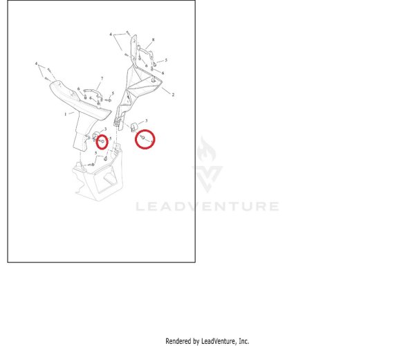 画像2: ロードグライド用フェアリングロワ固定ボルト (2)