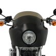 画像1: メンフィスシェード ロードウォリアー用カフェスタイル 7インチシールド スモーク (1)