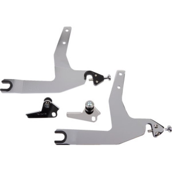 画像4: COBRA 200mm ソフテイル用デタッチャブル シーシーバー 11インチ クローム/ブラック (4)