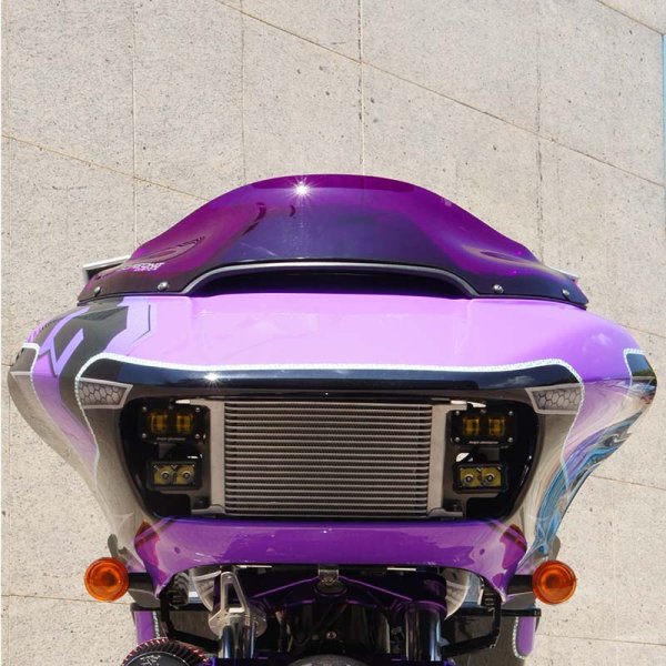 画像2: 2015-2023 ロードグライドレースラジエーターキット (2)