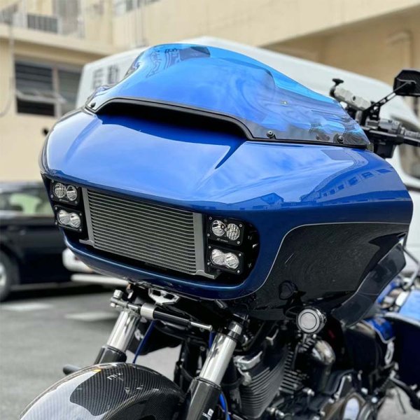 画像3: 2015-2023 ロードグライドレースラジエーターキット (3)