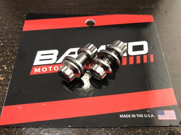 画像1: ライセンスプレートマウントボルトキット　 (1)