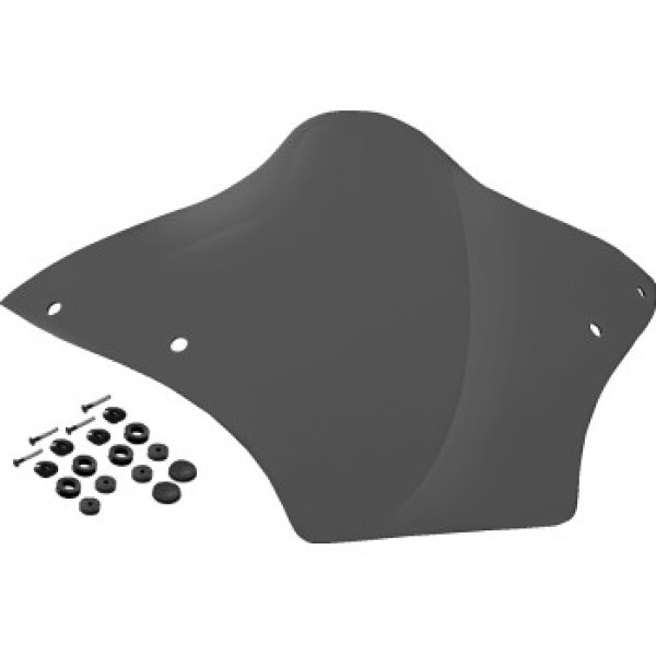 画像2: メンフィスシェード  BRL レースバブルシールド 2015-2023ロードグライド　ダークスモーク (2)